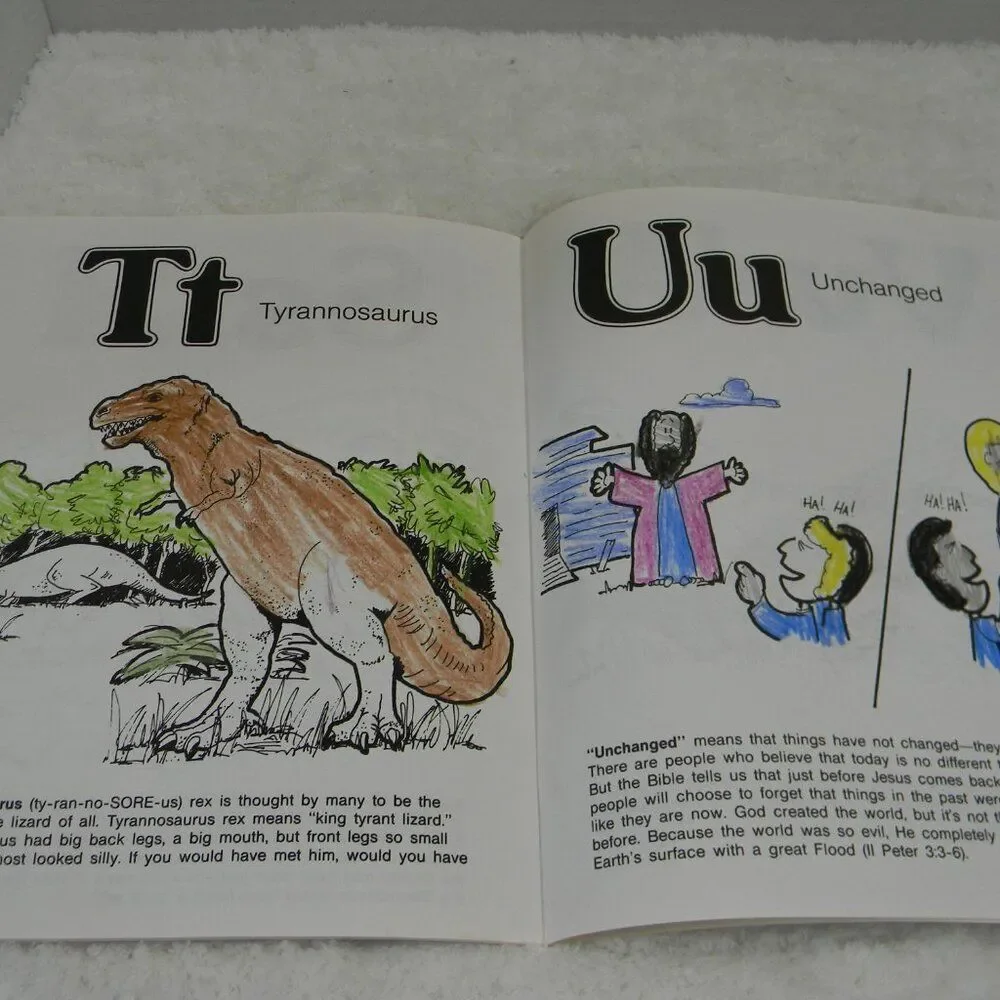 Dinosaur Creation Knowledge Books Set of 3 Books Homeschool Biblical Activity